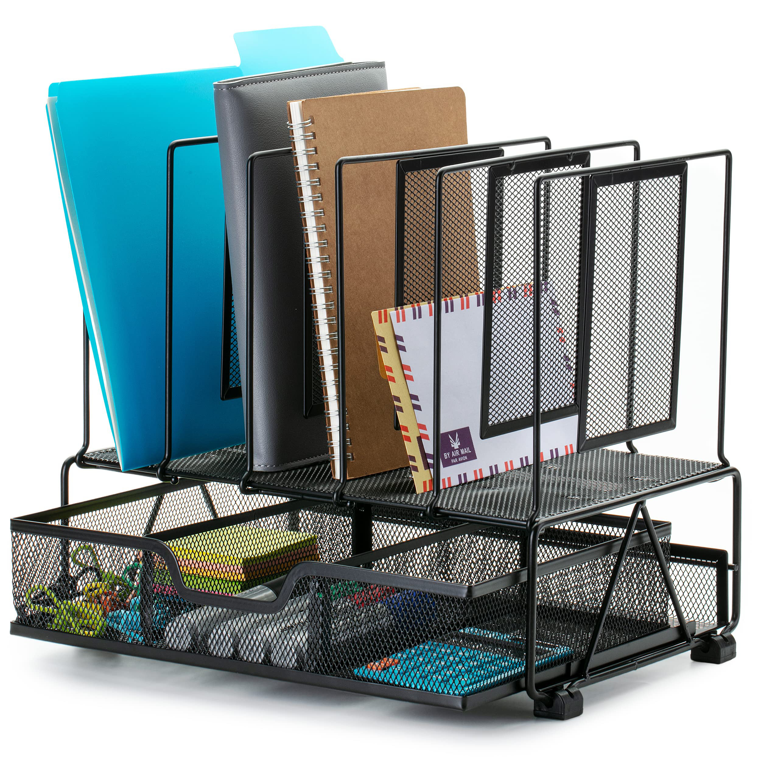 Inbox Zero Zaphod Mesh Desk Organizer | Wayfair