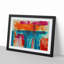 Abstract Art Painting Vol.305 by S.Johnson - Framed Print-55622990-55622993