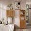 Armoire de salle de bain murale en bambou