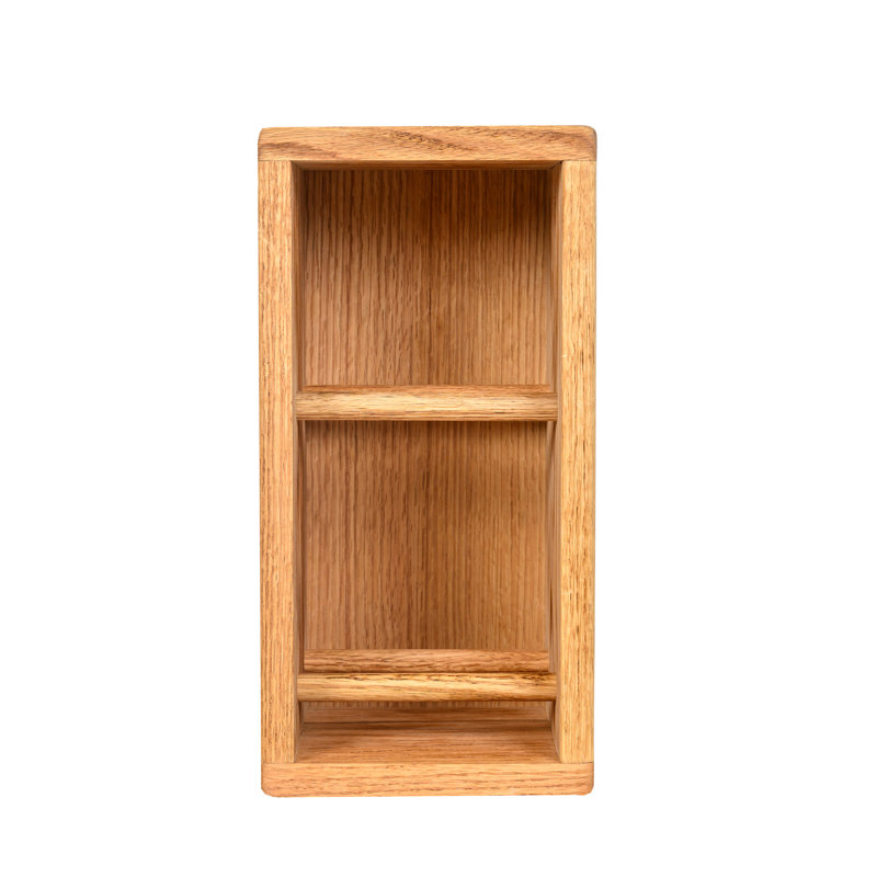 Dowel-Style Wooden CD Rack - 06 Series, Natural, 14.5" H x 24.25" W x 6.5" D