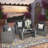 4-Piece Wicker Patio Conversation Set With Glass Table And Cushions-1201469550-1201469537