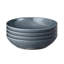Dark Grey Speckle 12 pc Bowl Set