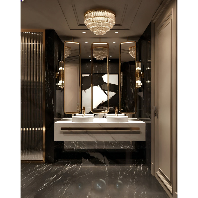 Lavabo vasque mural en marbre Exposed