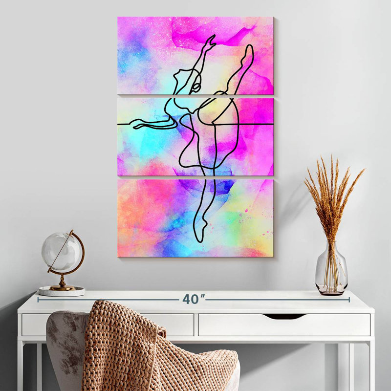 Enn Ballerina linéaire, H 32 po x l 20 po