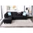 Rivet - Trimmed L Shaped 3 Piece Sectional With Pull Down Middle Seat And Two Cup Holders, Ideal For Game/Movie Nights, Comes Toss Pillows Matching Interior Storage, Solid + Engineered Wood Frame On-1170187000