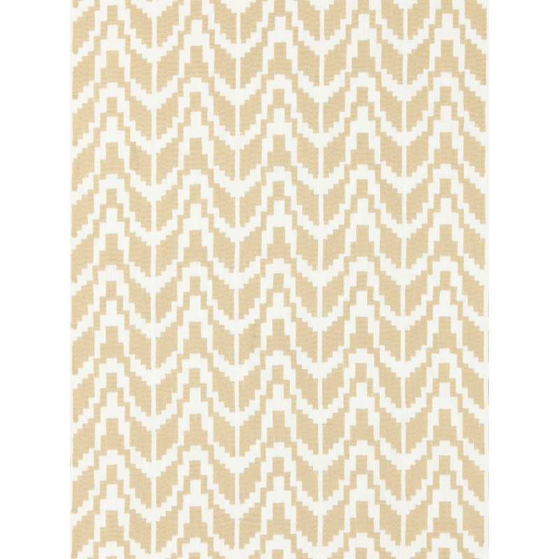 Tissu Merchante brodé, Paille