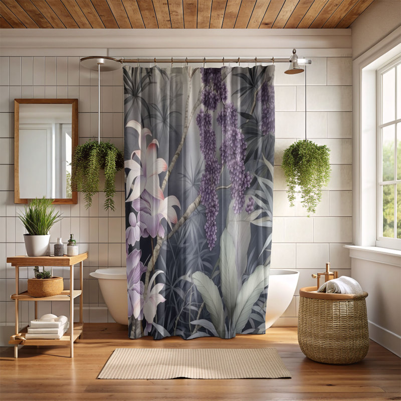 Rideau de douche Edo Elegance - Premium, H 74 po x l 71 po