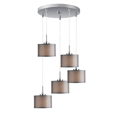 Ensemble de luminaires suspendus 5 lumières Melnik
