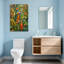 Animals Tropical Birds And Lush Greenery Pattern-1044664852