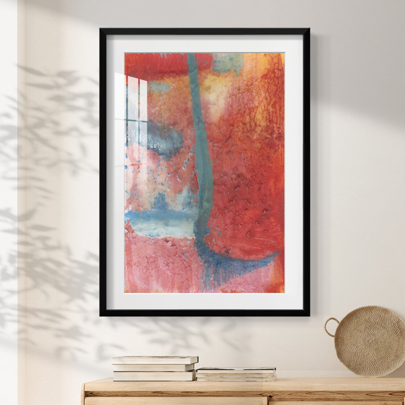 Spring Step II -Framed Print, 28.5" H x 20.5" W, Black
