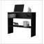 Console noire avec rangement ouvert-1362854107