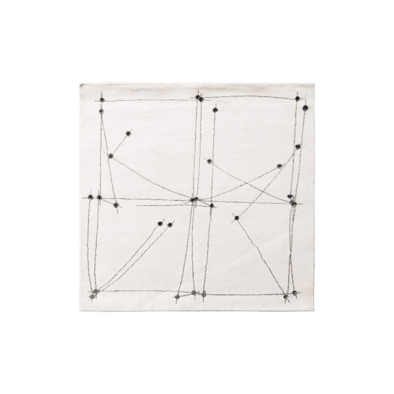 One-of-a-Kind 4’2” Hand Knotted Area Rug