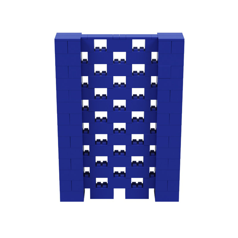 Ensemble mural Everblock, H 84 po x l 60 po x P 12 po, Bleu