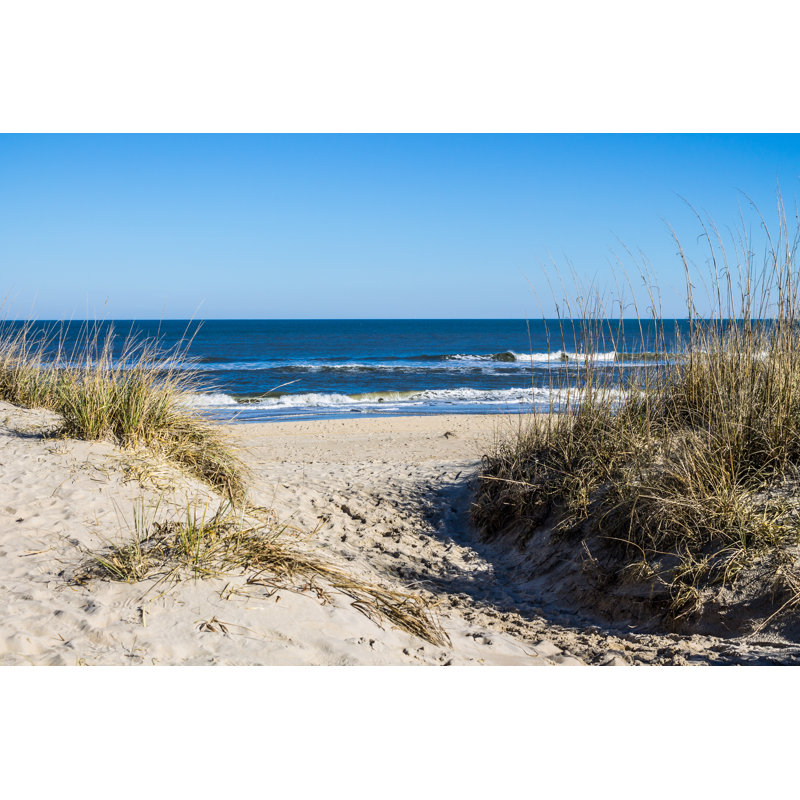 Sandbridge Beach by Sherry Smith - Wrapped Canvas Print, 30cm H x 46cm W x 3.8cm D