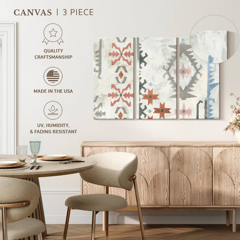 Lelar Southwest Design I Boho, H 32 po x l 50 po