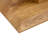 Modern minimalist rectangular glass table with 0.39 "tempered glass top and MDF wood grain sticker legs, suitable for entrance and living room-287481744-301307146