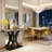 Compact Console Table Modern Industrial Sturdy Versatile Design