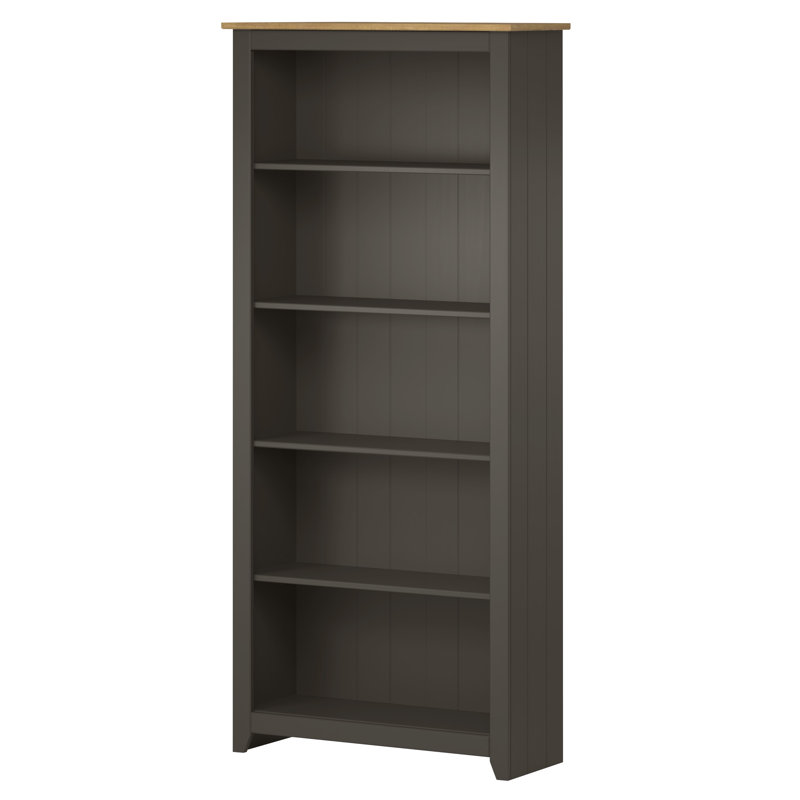 Crowther 5 Shelf Tall Wide Bookcase