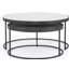 Evelyn Marble Nesting Coffee Table