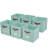 Storage Bins | Cube Storage Bin With Label Holders, Fabric Storage Cubes For Organizing Shelves Closet Toy Clothes  6Pcs-435358889-435358894