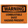 SignMission Combustible Dust Hazard Present Sign | Wayfair