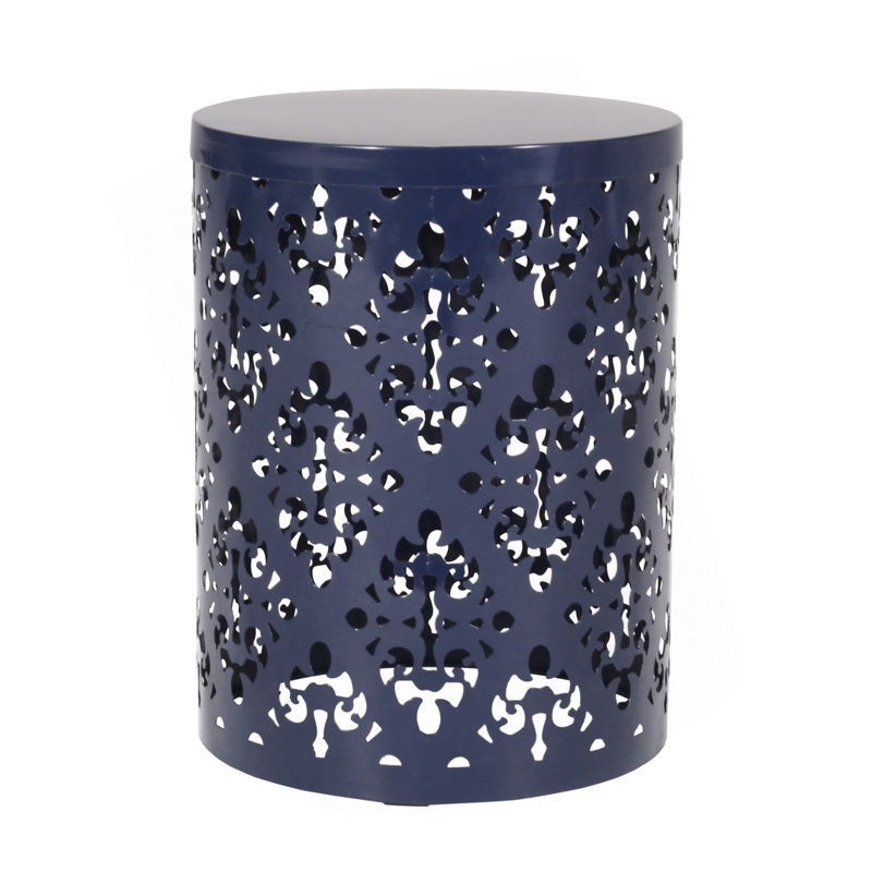 Outdoor Metal End Table -Large