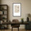 "Abstract Composition No. 2" par Nktn Wood, reproduction d'art encadrée