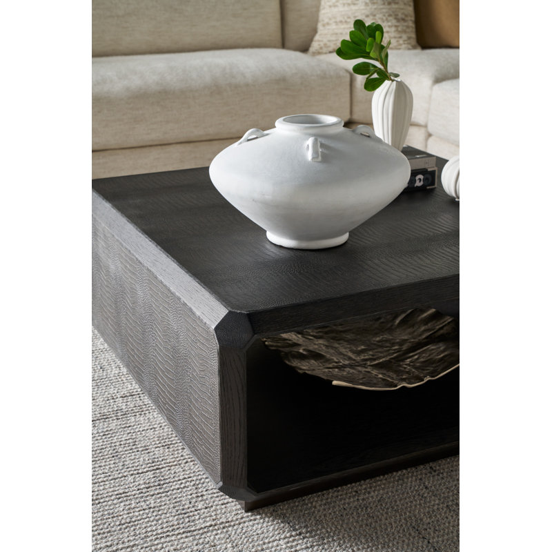 Spencer St. James Square Cocktail Table, Argento