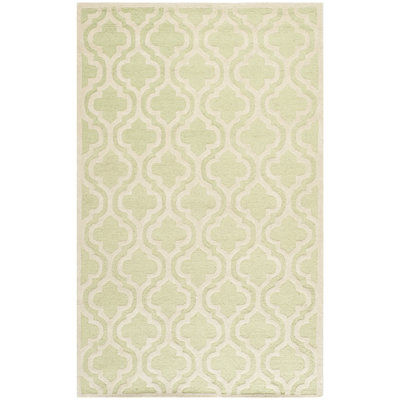 Noble Geometric Wool Hand Woven Area Rug