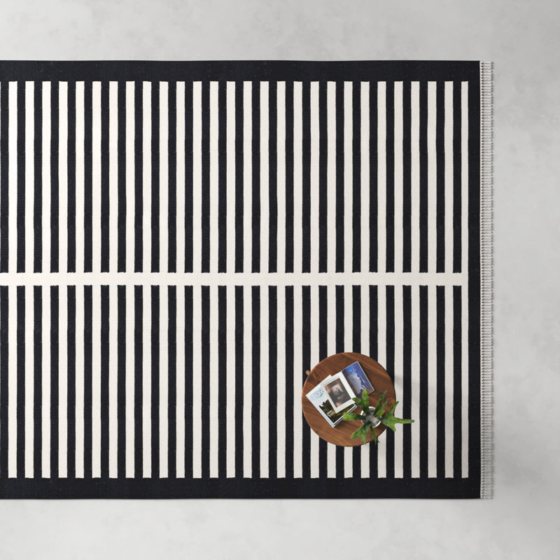 Delia Striped Indoor Rug, Rectangle 8' x 10'