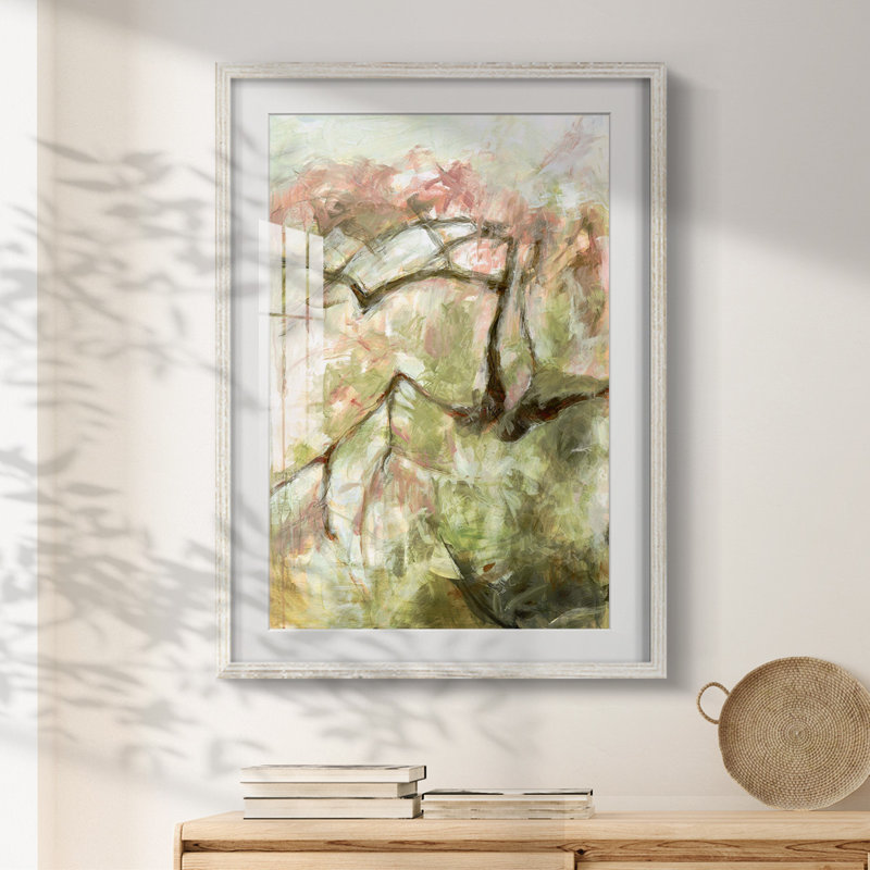 Toile tendue «Tedious I» - galerie, H 19,5 po x l 16,5 po, Blanc
