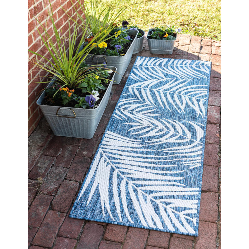 Lorewood Floral Indoor / Outdoor Rug, Runner 2' x 6'1"