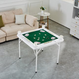 Stellweilan Tessberg 35.43'' 4 - Player White Foldable Card Table