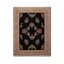 Tapis de surface en laine noir/aqua/beige 8 pi 3 po x 11 pi 5 po one-of-kind à la main noué la Eliseo