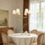 Lustre classique 6 lumières avec abat-jour en tissu blanc-558242761