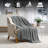 Victoria Soft Fluffy Fleece Reversible Mink Textured Double Layered Blanket-121894189-121894192