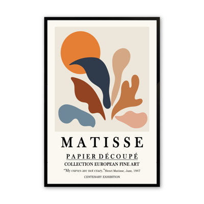 Demari Matisse Cut Out par Line2Form - Cadre photo unique, impression