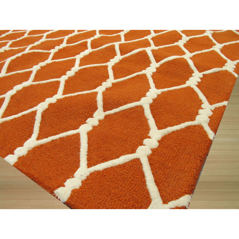Hand Tufted Wool Geometric Area Rug