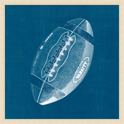 Tableau d'affichage imprimé Amanti, encadré en tissu, Ball Four Blueprint III par Wild Apple
