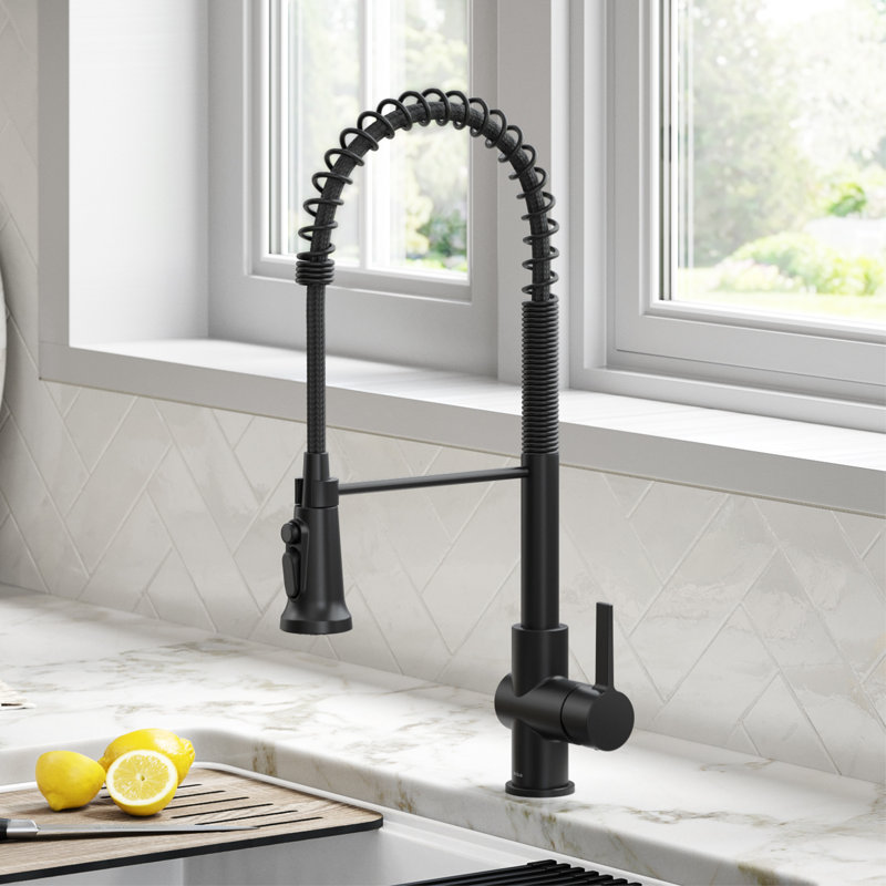KRAUS Britt 2-in-1 Commercial Style Pull Down Single Handle Water Filter Faucet for Reverse Osmosis or Water Filtration System