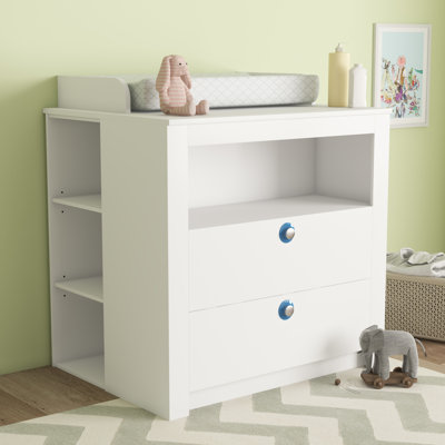 Changing Table Dresser with Drawers