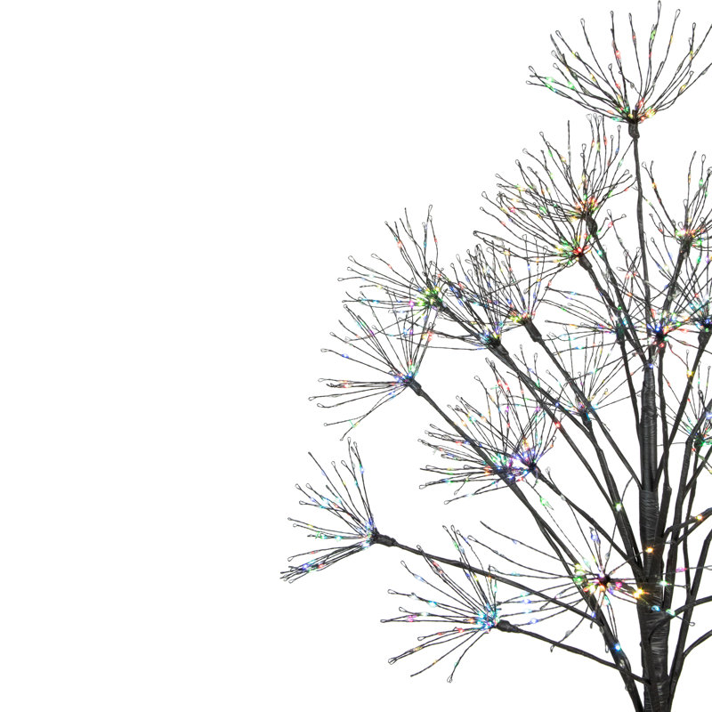 Arbre de Noël 5 pi avec lumières multicolores