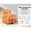 Grand fauteuil inclinable lève-personne électrique