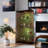 Lighted Two Door Glass Display Cabinet With 4 Shelves, Ideal For Showcasing Collectibles And Enhancing Room Decor-779757429