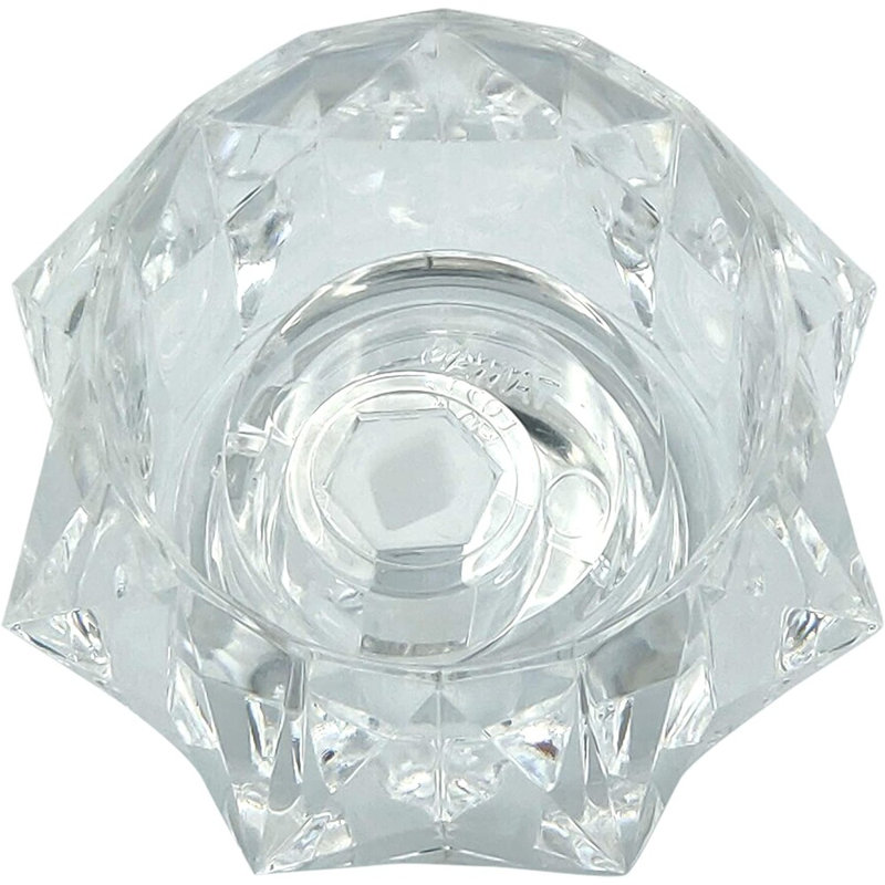 Clear Acrylic Tub and Shower Offset Handle Knob
