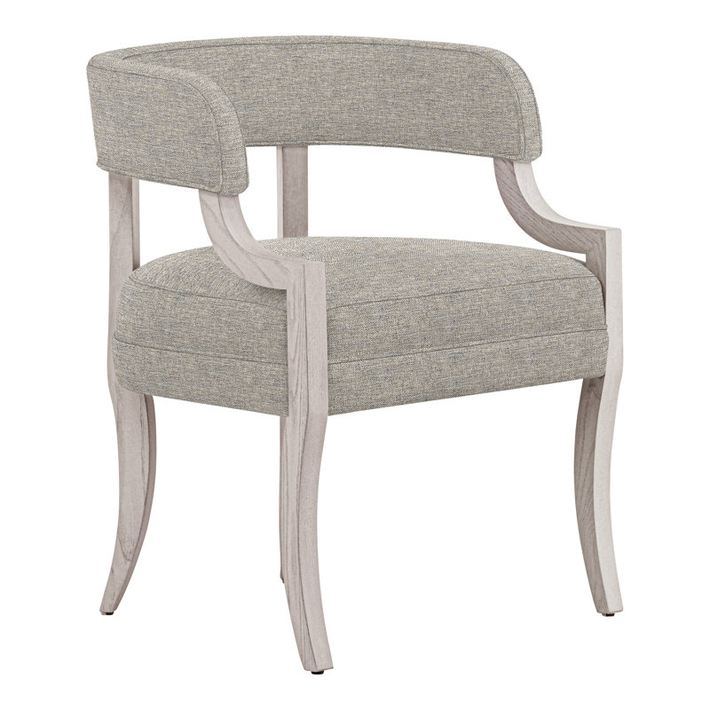 Otisco By Thom Filicia Upholstered Arm Chair, Impala Storm, Dove Gray