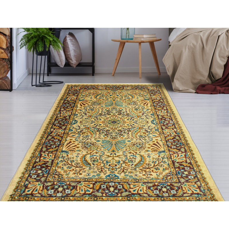 Tapis beige Fine Chobi Catira