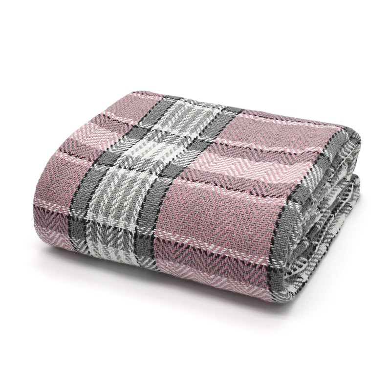 Riback Throw Blanket, Pink