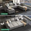 Canapé modulaire en U avec repose-pieds Coss-71563824