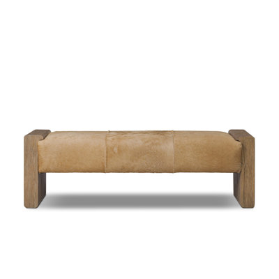 Knox Leather Bench